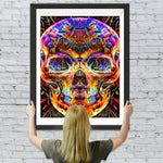 Bunter Totenkopf Diamond Painting