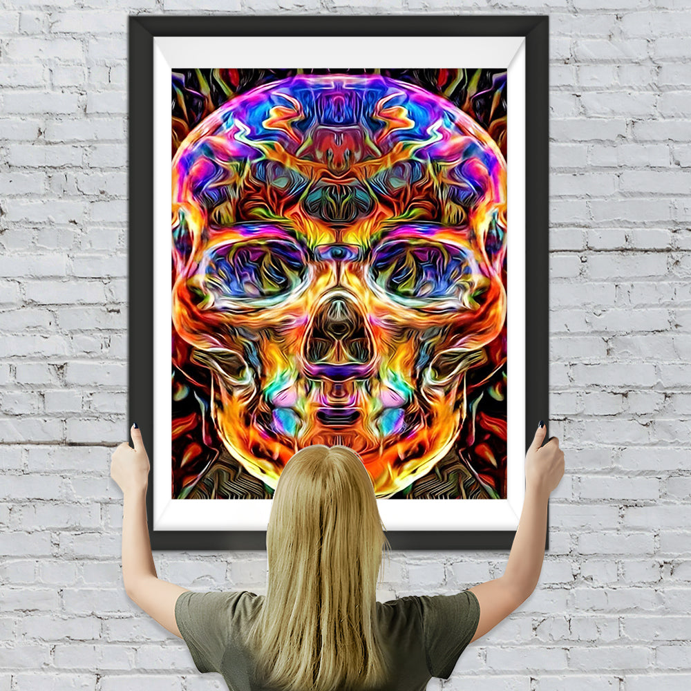 Bunter Totenkopf Diamond Painting