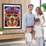 Bunter Totenkopf Diamond Painting
