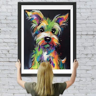Bunter Yorkshire Terrier Diamond Painting