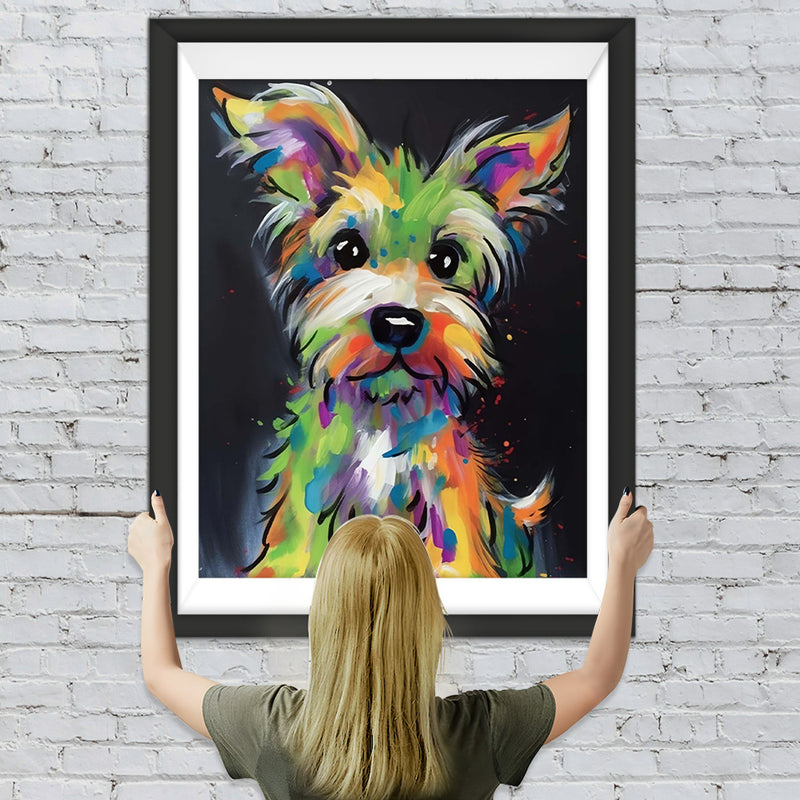 Bunter Yorkshire Terrier Diamond Painting