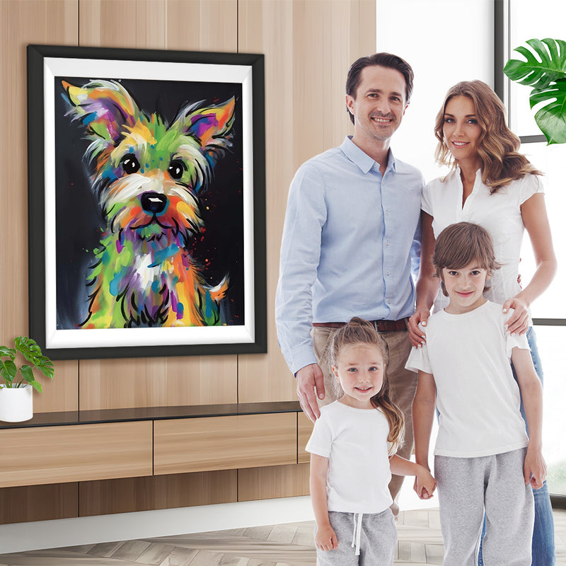 Bunter Yorkshire Terrier Diamond Painting