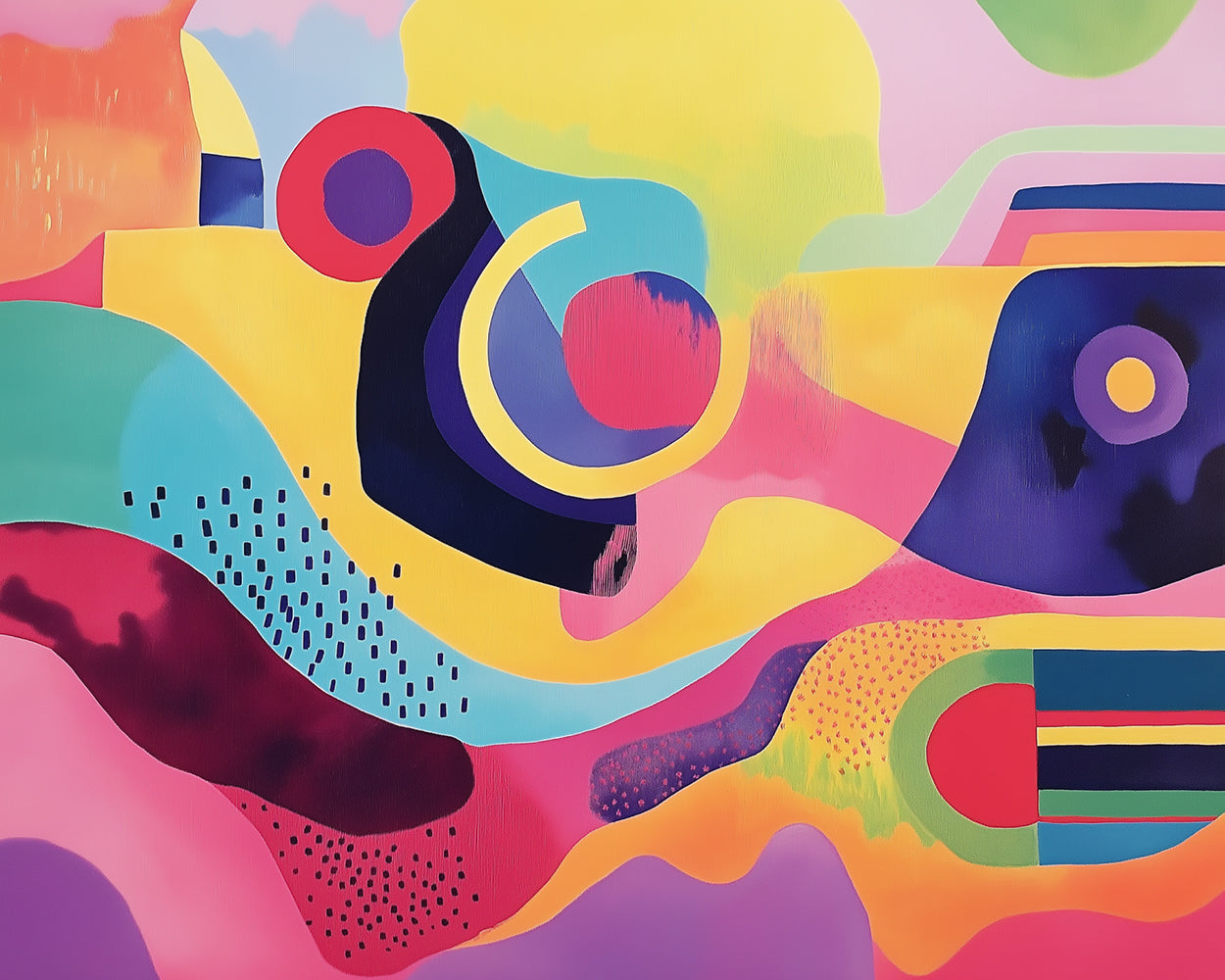 Buntes Cartoon Abstraktes Muster Diamond Painting