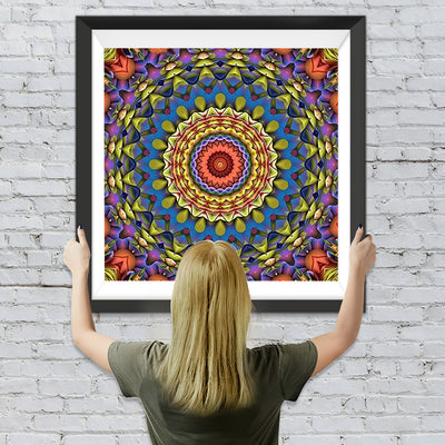 Buntes Mandala Diamond Painting