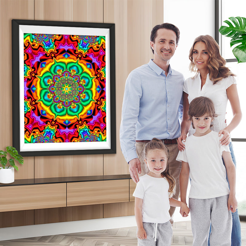 Buntes Mandala Diamond Painting