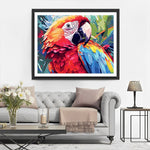 Buntes Papagei Diamond Painting