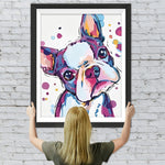 Cartoon Bulldogge Diamond Painting