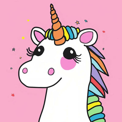 Cartoon Einhorn Baby Diamond Painting