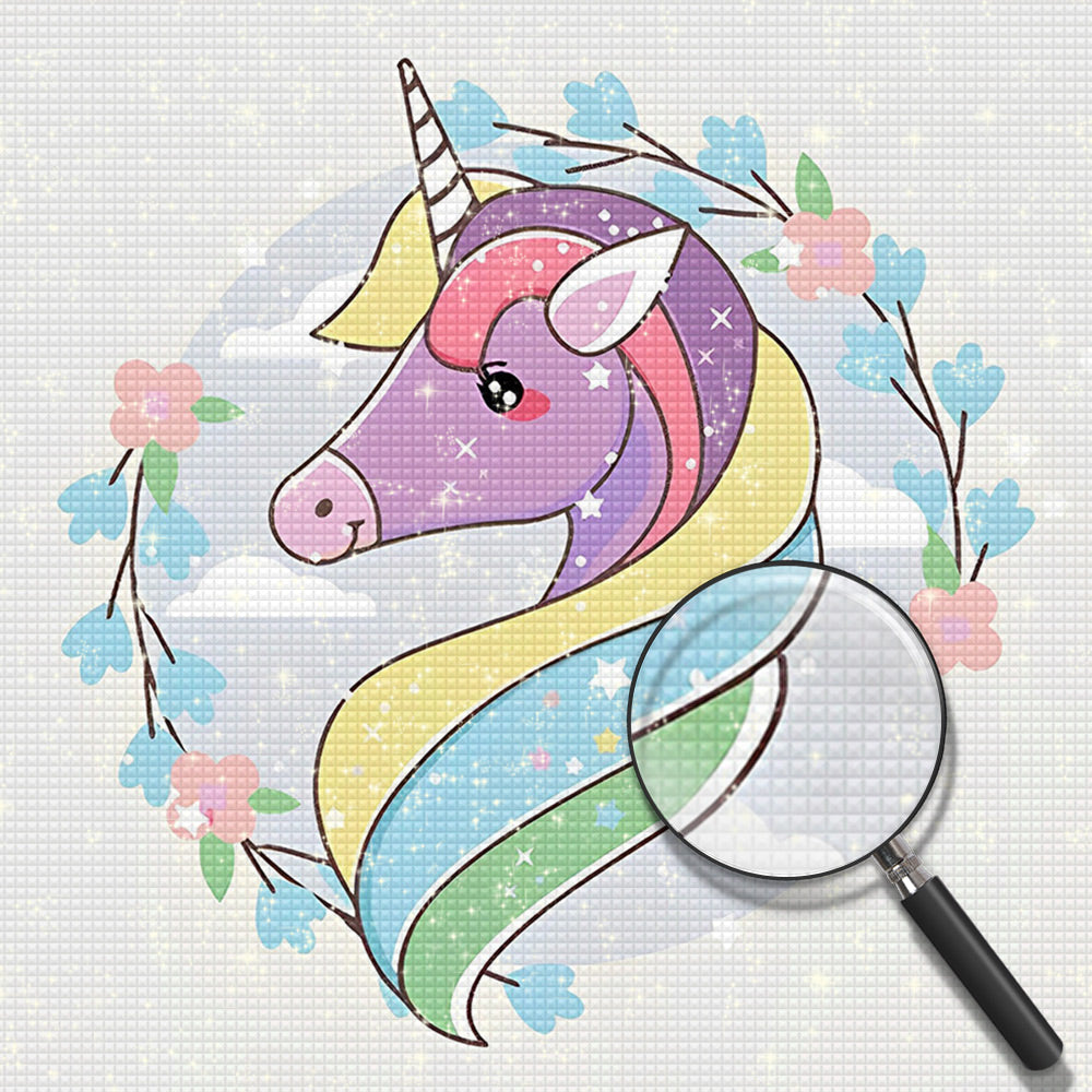 Cartoon Einhorn Diamond Painting