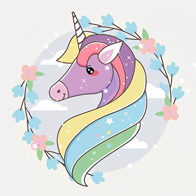 Cartoon Einhorn Diamond Painting