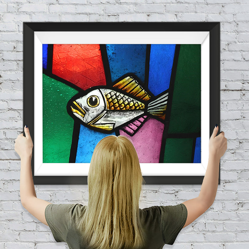 Cartoon Fisch Diamond Painting