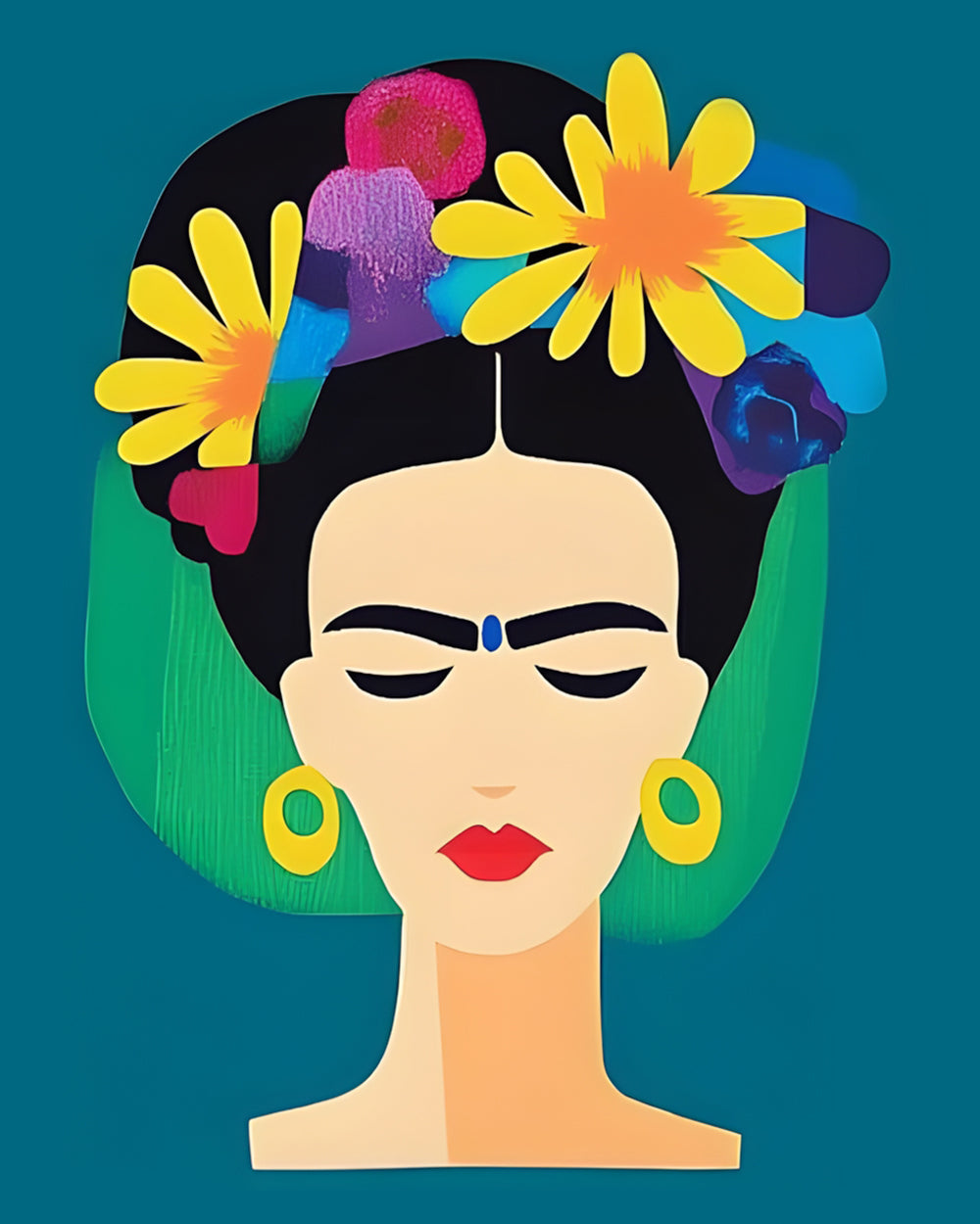 Cartoon Frida Diamond Painting