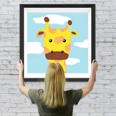 Cartoon Giraffe Diamond Painting