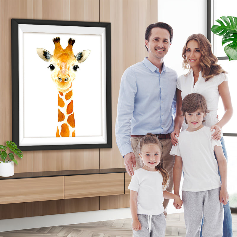 Cartoon Giraffe Diamond Painting