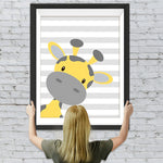 Cartoon Giraffe Diamond Painting