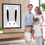 Cartoon-Hase mit langen Ohren Diamond Painting