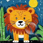 Cartoon Kleiner Löwe im Dschungel Diamond Painting