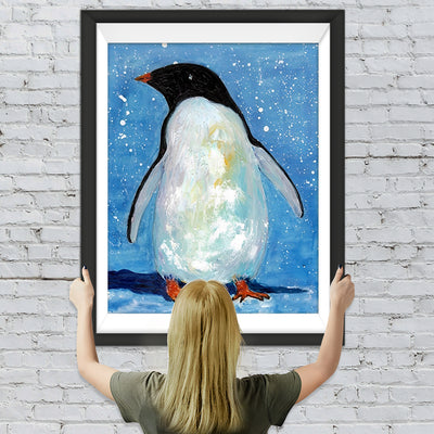 Cartoon Pinguin Diamond Painting