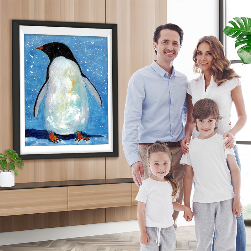 Cartoon Pinguin Diamond Painting