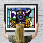 Cartoon Rakete Diamond Painting