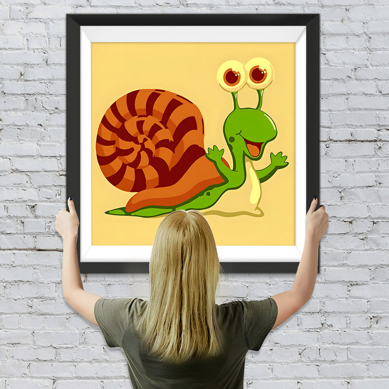 Cartoon Schnecke Diamond Painting