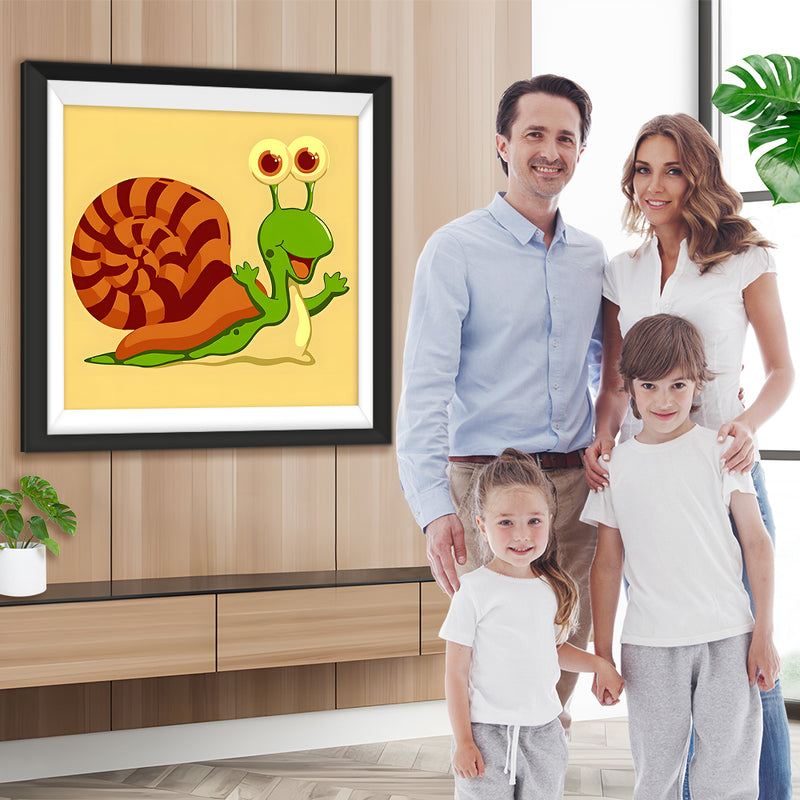 Cartoon Schnecke Diamond Painting