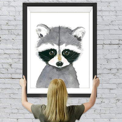 Cartoon Waschbär Diamond Painting