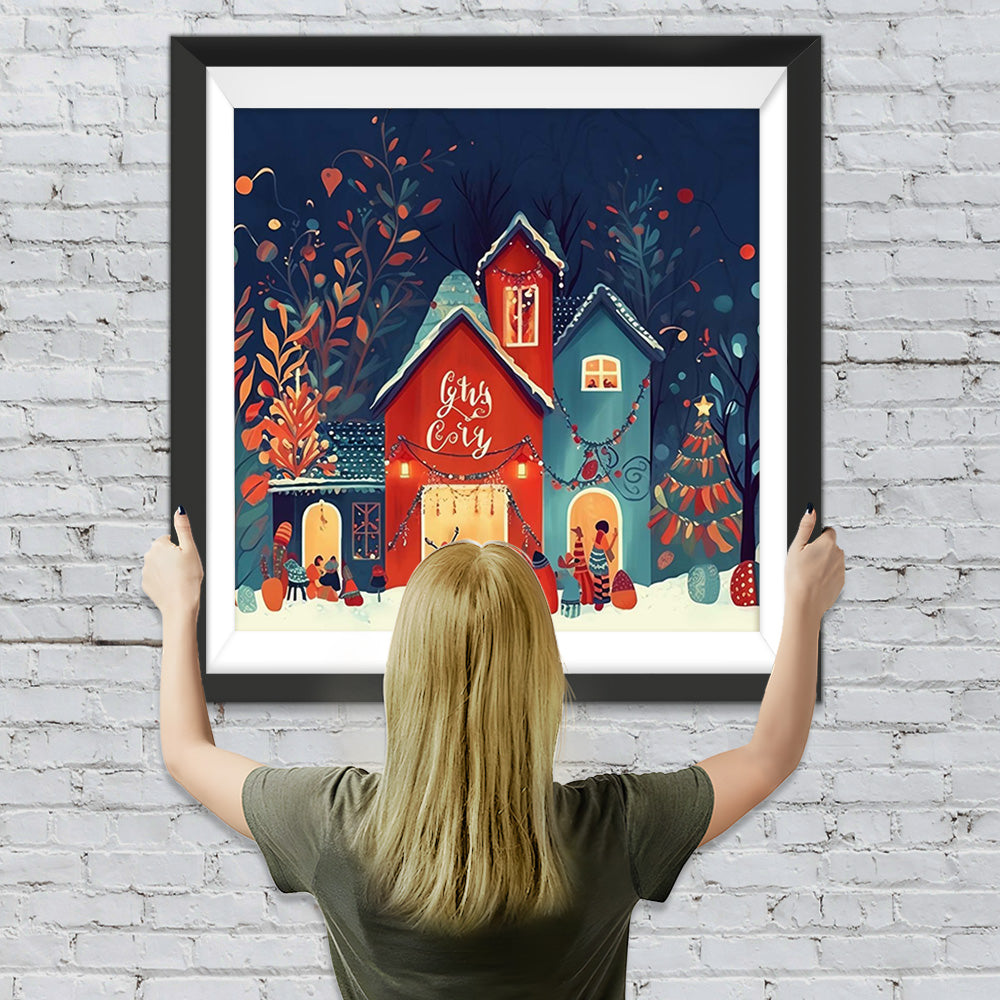Cartoon Weihnachten Diamond Painting