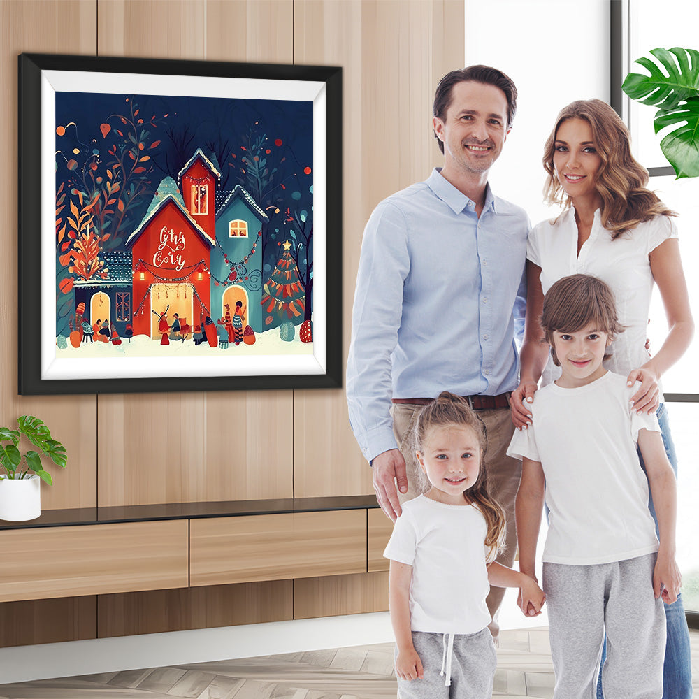 Cartoon Weihnachten Diamond Painting