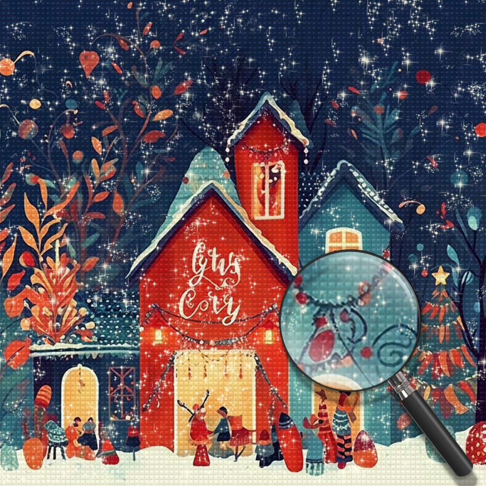 Cartoon Weihnachten Diamond Painting