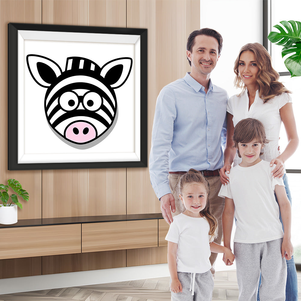 Cartoon Zebra Diamond Painting