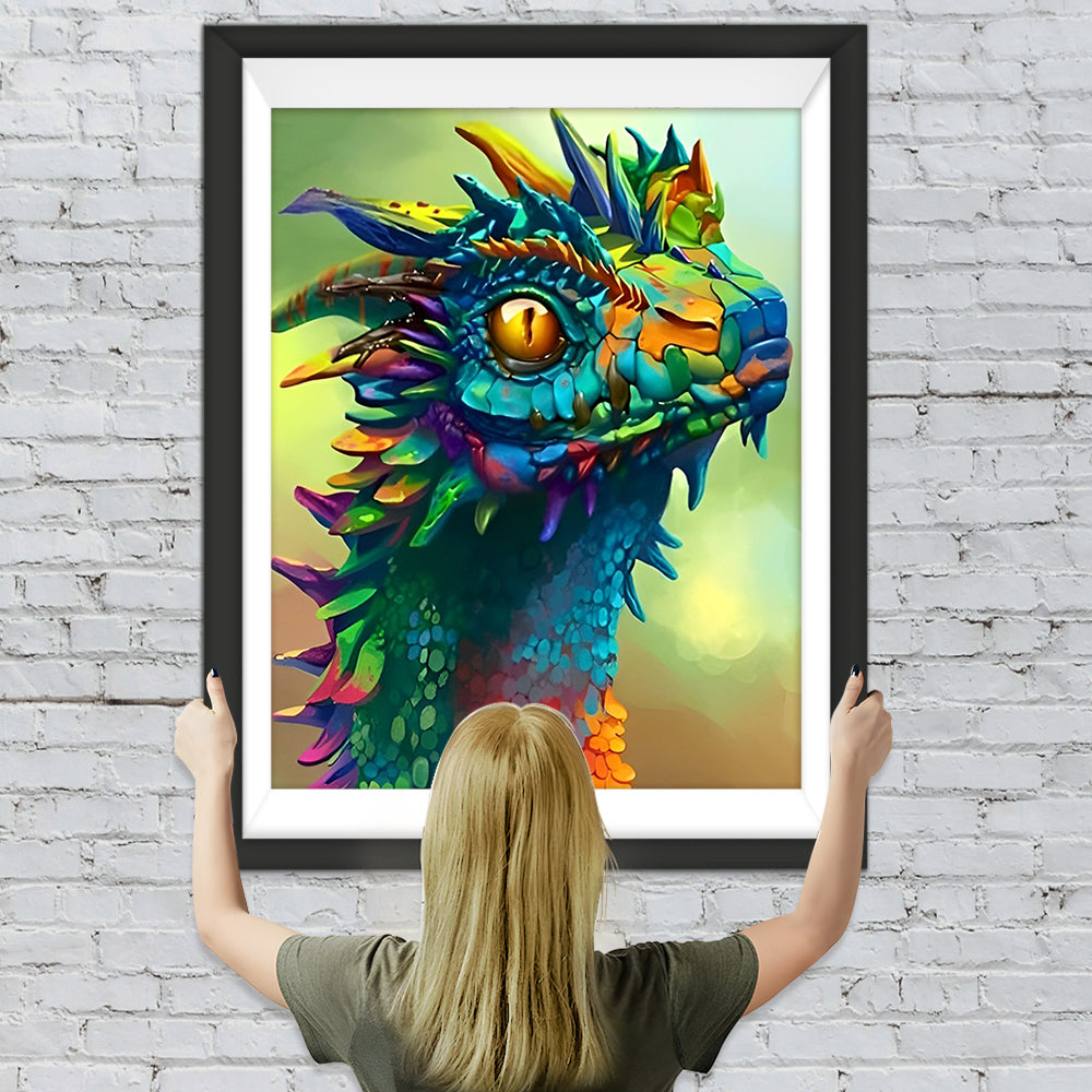 Chamäleon Diamond Painting