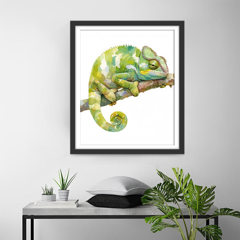 Chamäleon Diamond Painting