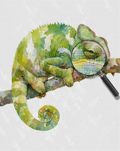 Chamäleon Diamond Painting