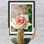 Champagner Rose und Knospen Diamond Painting