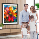 Chrysantheme im Stil der Ölmalerei Diamond Painting