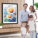 Chrysantheme im Stil der Ölmalerei Diamond Painting