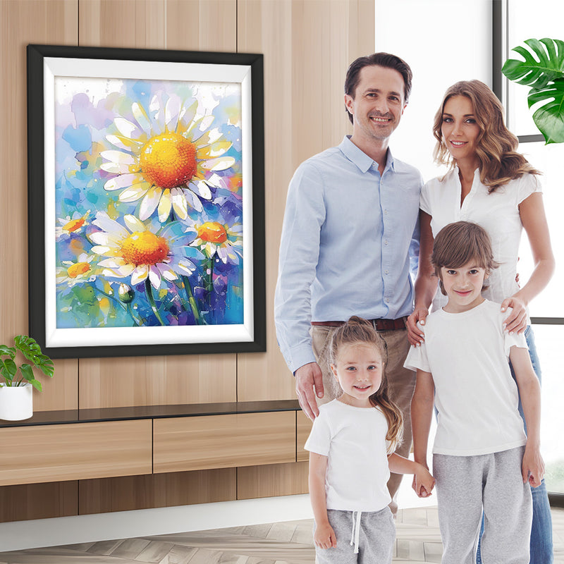 Chrysantheme im Stil der Ölmalerei Diamond Painting