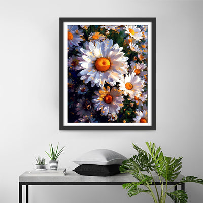 Chrysanthemen im Stil der Ölmalerei Diamond Painting