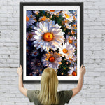 Chrysanthemen im Stil der Ölmalerei Diamond Painting