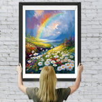 Chrysanthemums and Rainbow Diamond Painting