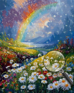 Chrysanthemums and Rainbow Diamond Painting
