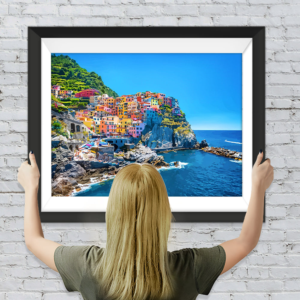 Cinque Terre in Italien Diamond Painting