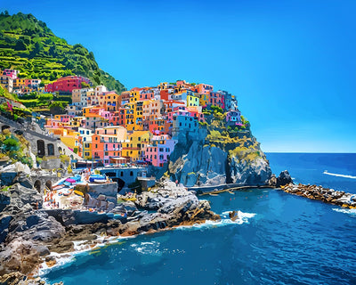 Cinque Terre in Italien Diamond Painting