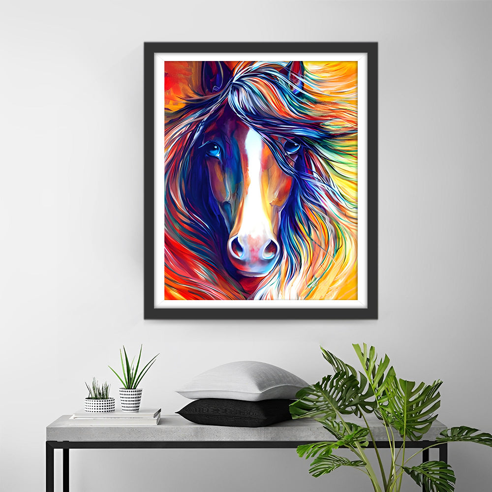 Cool Colorful Horse Diamond Painting