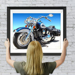 Cooles Motorrad Diamond Painting