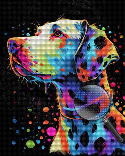 Dalmatiner Hund Diamond Painting