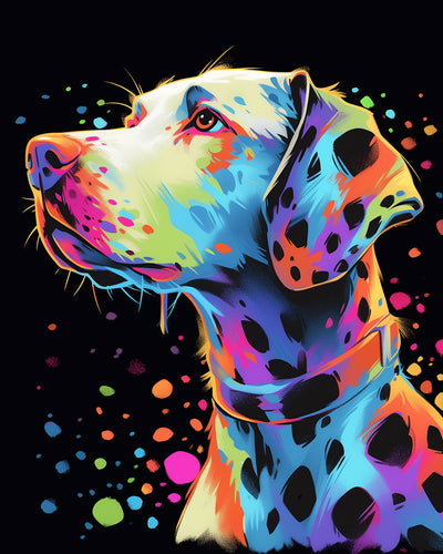 Dalmatiner Hund Diamond Painting