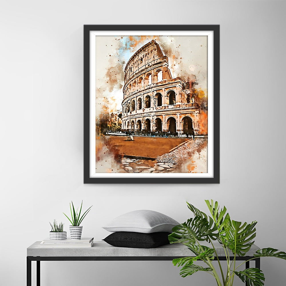 Das antike römische Kolosseum Diamond Painting