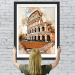 Das antike römische Kolosseum Diamond Painting